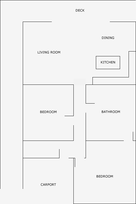 Beechworth accommodation floor plan